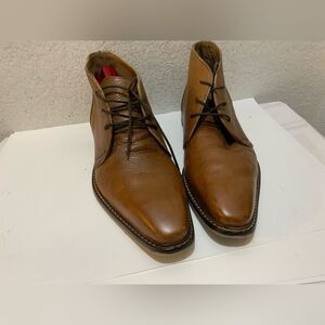 Giorgio Brutini Mens Norsten Leather Oxford Dress Ankle Boot Tan Size 11.5